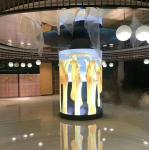 CCC 1920Hz 4mm Indoor Flexible Led Screen Round Shape 360 Led Display