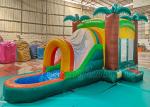Tropical Jungle Theme Bounce House Kids Jumping Bouncy Castle Inflatable Bouncer