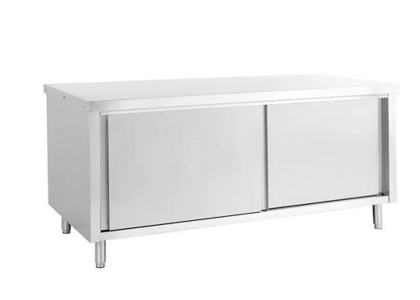 Single / Double Open Working Cabinet / Slide Door 1.5m Stainless Steel Tool