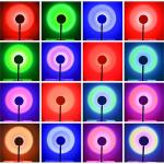 USB Aluminium LED Holiday Lights Colorful Smart RGB Rainbow Sunset Lamp