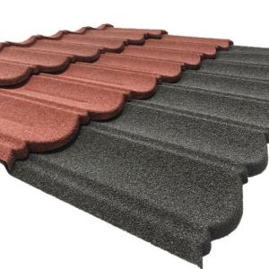 Wholesale Classic Stone Coated Roof Tiles Color Stone Coated Bond Tile AZ70 Stone Coated Metal Tile 50 Years Warranty Wave Tile from china suppliers