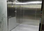 Customized Hinged Door 150mm Steel Blast Chiller 42KG/M3 Density Deep Freezer