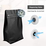 Resealable Aluminum Foil Stand Up Zip Lock Airtight Coffee Bags