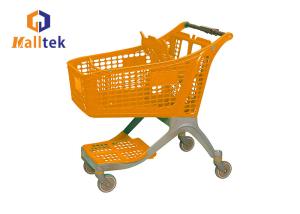 Wholesale 100L TPR Wheels Retail Shopping Trolleys With Seat from china suppliers