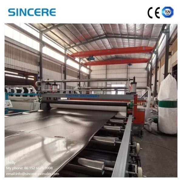 Plastic Sheet Extrusion Machine detailed components