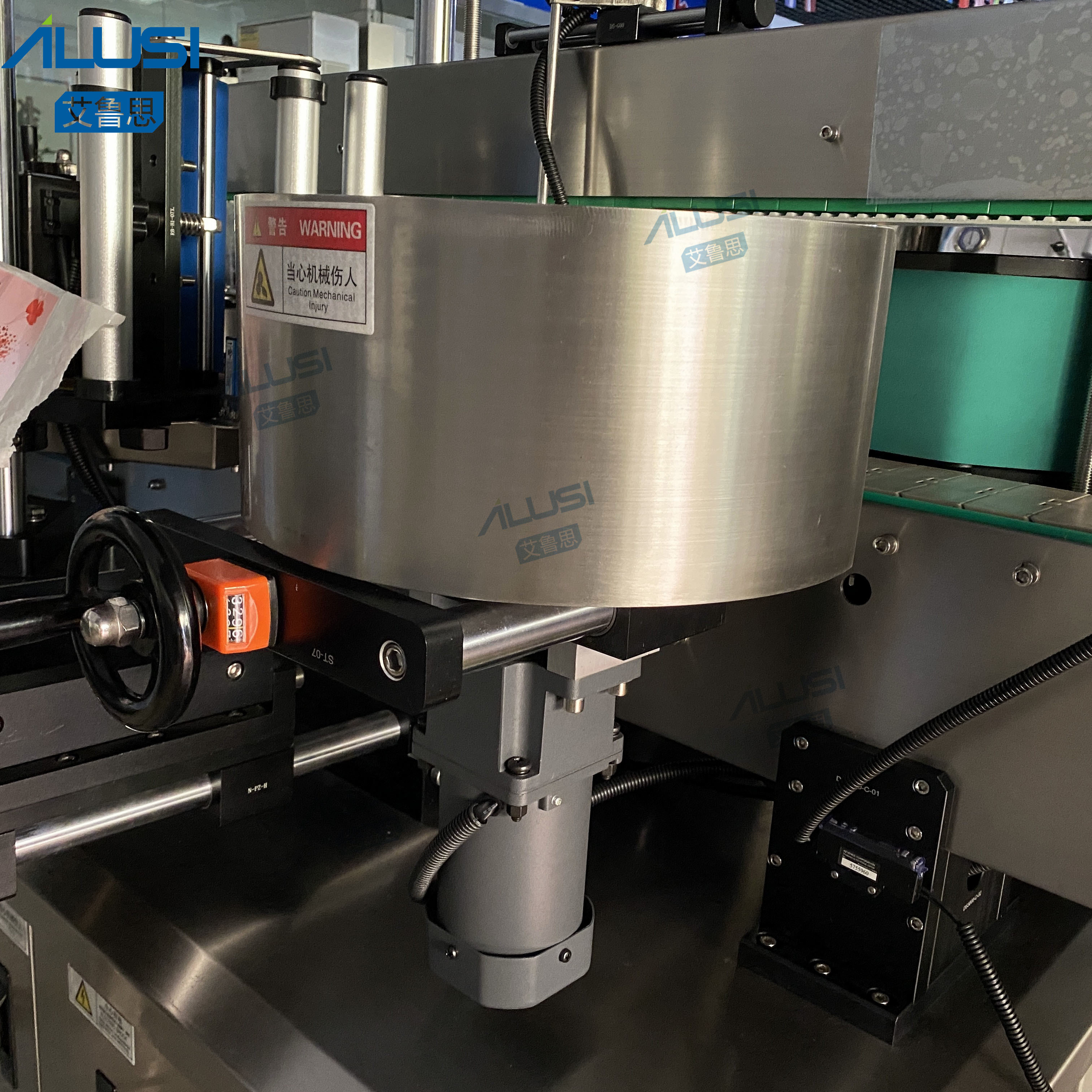 Flat Bottle 2 Sides label sticking machine Fully Automatic