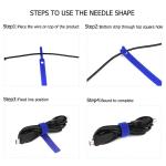 Multicolor Reusable Cable Management Ties 150mm Electrical Cable Accessories