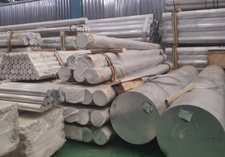 Silver 1050 Aluminium Alloy Rod Casting Extrusion
