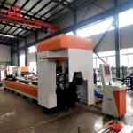 Fast Speed Fiber Laser Pipe Cutting Machine 300mm Rounde Diameter Easy Maintain