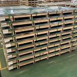SS 316 Durable Super Mirror Stainless Steel Sheet Cold Rolled With Rose Gold