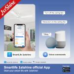 English 1stshine Ceiling Fan with Remote Control Tropical Design 110v/220v CE
