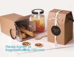 economy Cupcake Box White Window Cake Box customized Wedding Cake Box,6inch in