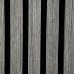 Customized Aesthetics Acoustic Slat Wood Wall Panels Melamine Finish 600x2400mm