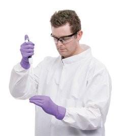 Wholesale White Disposable Polypropylene Lab Coat , Film Laminated Disposable Visitor Coats from china suppliers