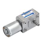 Metal / Copper Worm Gear Motor 12v JGY370 DC Motor With Worm Gear 3kg.cm