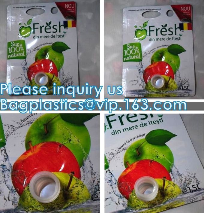 Amazon Best seller Juice Fresh Food Packaging FDA 80ml Stand Up Spout Pouch With Double k Reusable Plastic Bag
