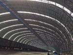 Large Span Space Truss Structure Building , Lightweight Steel Warehouse Shed