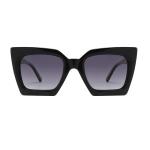 Full Rim Square Acetate Sunglasses Durable , Cat Eye Oversized Shades Glasses