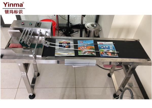 Stainless Steel Paging Machine 1500 X 560 X 950mm Dimension For Food Bags /