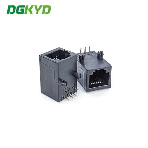 Wholesale rectangle 6P6C RJ11 Cable Connector Full Plastic Without Light from china suppliers