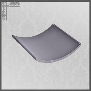 China Unglazed Structural Clay Tile Flat Roof Tiles For Garden Pavilion on sale