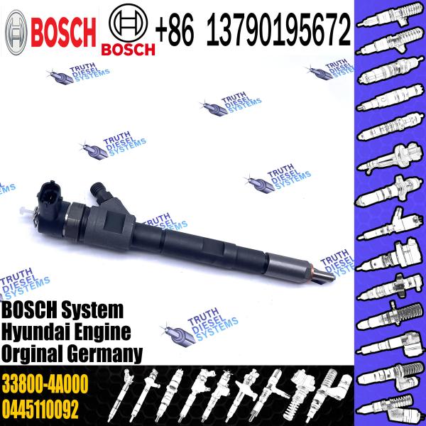 Common Rail Injector 0445110279, 0445110186 ,33800-4A000,33800-4A160 For diesel