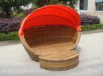 Building Balcony Waterproof Outdoor Rattan Daybed With Table