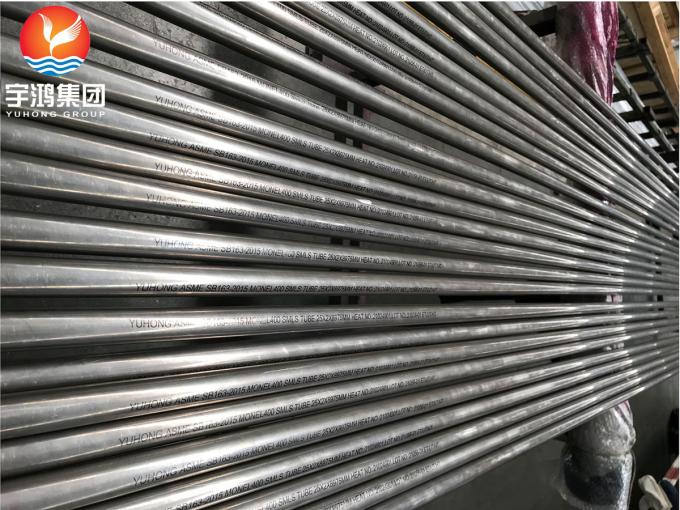 ASME SB163 MONEL400 nickel-copper alloy seamless tube , heat exchanger application 0