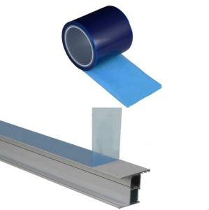 Wholesale Blue LDPE Sticky Window Protection Film For Aluminium Profiles Window and Door frame from china suppliers