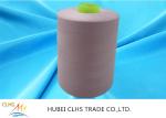 100 Polyester Spun Yarn 20s 30s , Dyed Polyester Twisted Yarn Low Water
