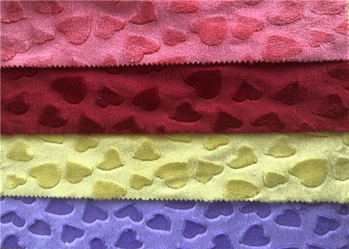 Warp Knitting Polyester Minky Plush Fabric 2.5mm Pile Super Soft