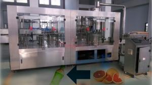 China 5000BPH Juice Filling Line Automatic Rinsing Filling And Capping Machine on sale