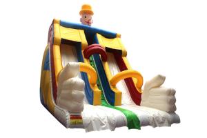 Wholesale Lead - Free Giant Carton Double Inflatable Dry Slide For Children 3 Years Old And Above from china suppliers