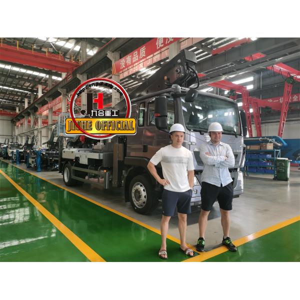 China Bucket Truck Aerial Working Platform JIUHE Better Aerial Platform Price 21m 23m 25m 29m 38m 45m Aerial Lift Bucket
