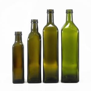 Wholesale 0.5L Marasca Olive Oil Disposable Glass Storage Bottles BPA Free With Metal Lid from china suppliers