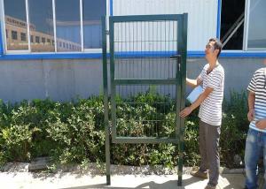 Wholesale Garden Decoration Low 3D Steel Wire Galvanized Coated Fence in Sliver from china suppliers