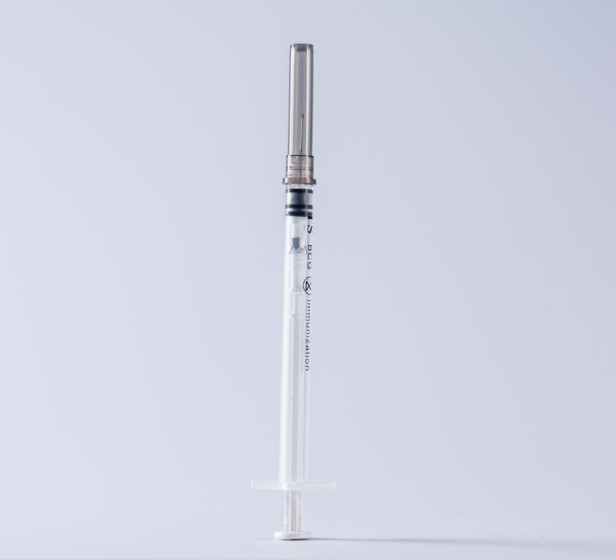 Fixed Dose Immunization FDA510K Auto Disable Syringe With Needle 0.5ML