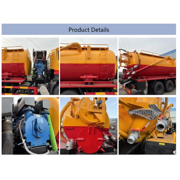 Dongfeng 4x2 Driver 10000L Sewage Suction Truck