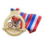 Bulk Stock Finisher Custom Cycling Medals And Bicycle Team Challenge Awards Bike