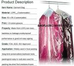 Dry clean perforated clear poly plastic garment/laundry/clothing bags on a roll