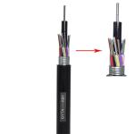 Strength Member Direct Burial 4 / 8 / 48 Core Outdoor Fiber Optic Cable