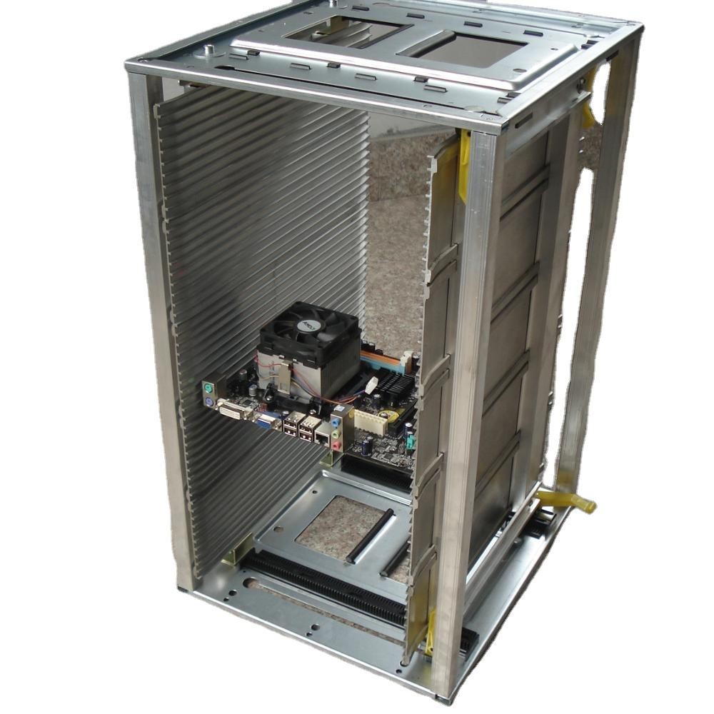 Zincification Base Puzzle Side Panel ESD SMT PCB Storage Magazine Rack