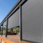 Custom Outdoor Electric Motorized ZIP Screen Blinds