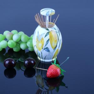 Wholesale Simple Fashion Fruit Pattern Plastic Toothpick Holder from china suppliers