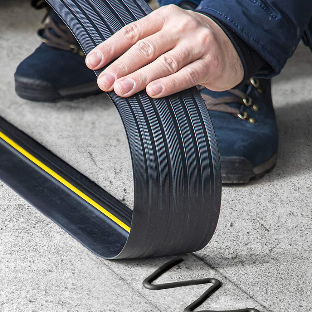 95mm or 110mm Width Water Stopper Garage Door Bottom Rubber Threshold Trim