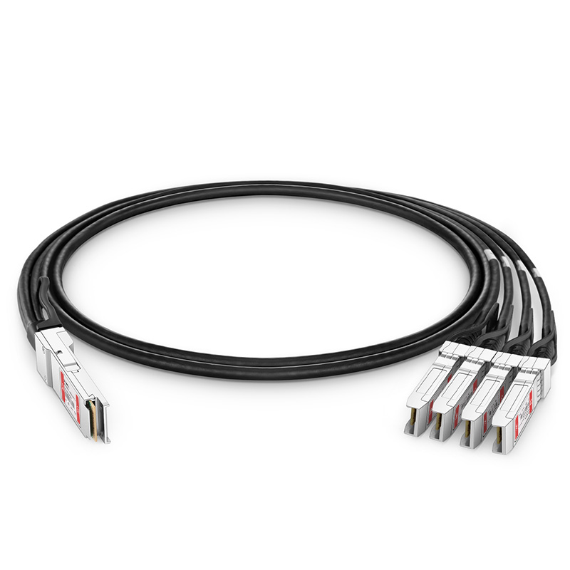 Charger USB Cable Online Original 40g 100g Qsfp To Sfp 28 Custom Cable Assembly Qsfp-4sfp10g-cu1m