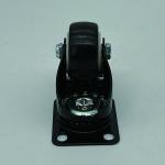 PU Swivel Plate Caster Wheels with brake For Furniture 50MM No Noise Castor
