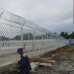 304 Stainless Steel Razor Wire , Hot Dipped Galvanized Concertina Coil Wire