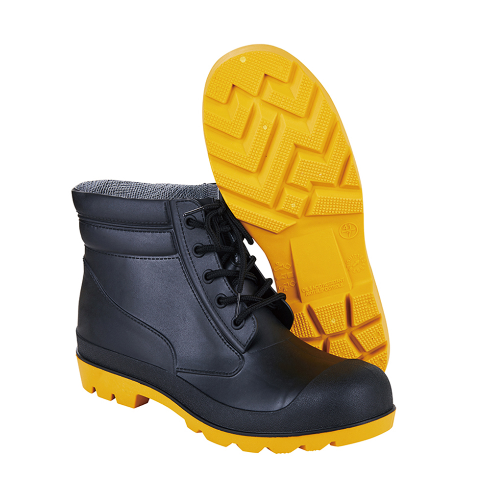 RB118 PVC Ankle Safety Boots Superior Protection for Tough Work Environments
