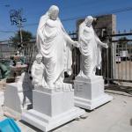BLVE White Stone Carving Religious Jesus Statue Life Size Christ The Redeemer